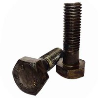 1"-8 X 2-1/2" Heavy Hex Bolt, A307 Grade B, Plain